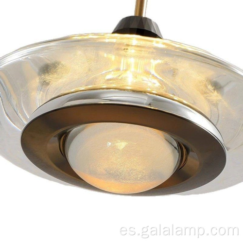 Lámpara colgante moderna con sensor de barrido manual inteligente